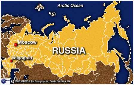 russia moscow volgograd map
