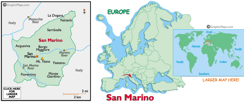map of San Marino