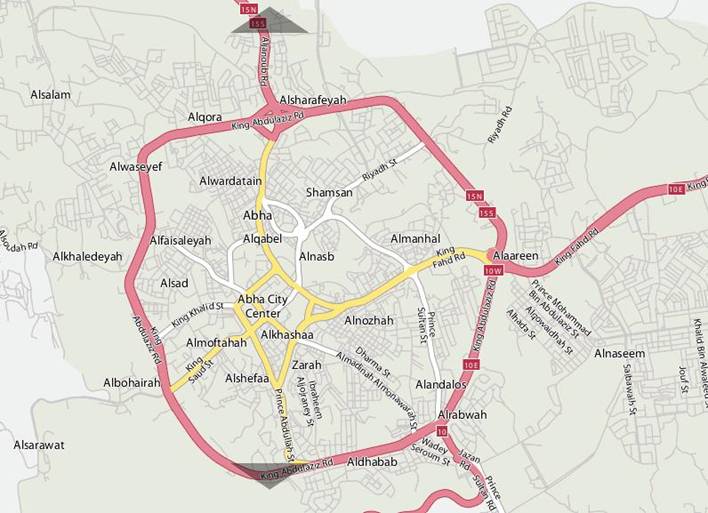 Abha City Map