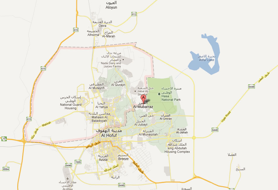 map of Al Mubarraz