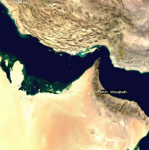 Ath Thuqbah satellite map