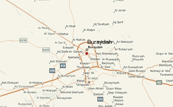 Buraydah map