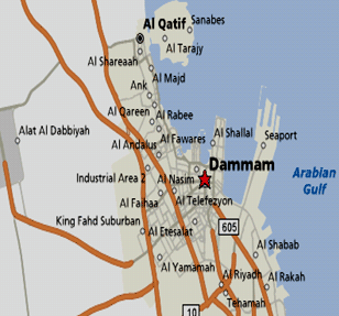 Dammam map