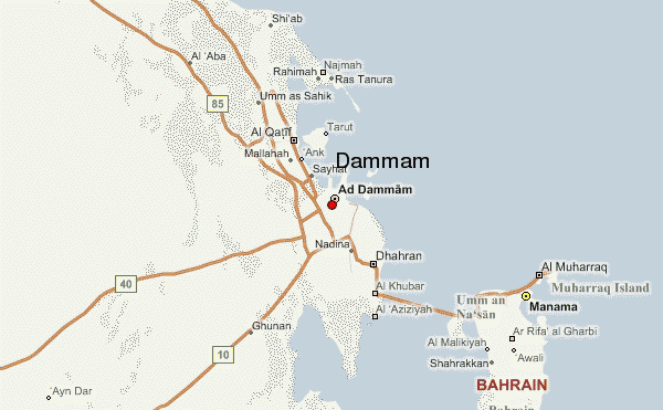 Dammam map