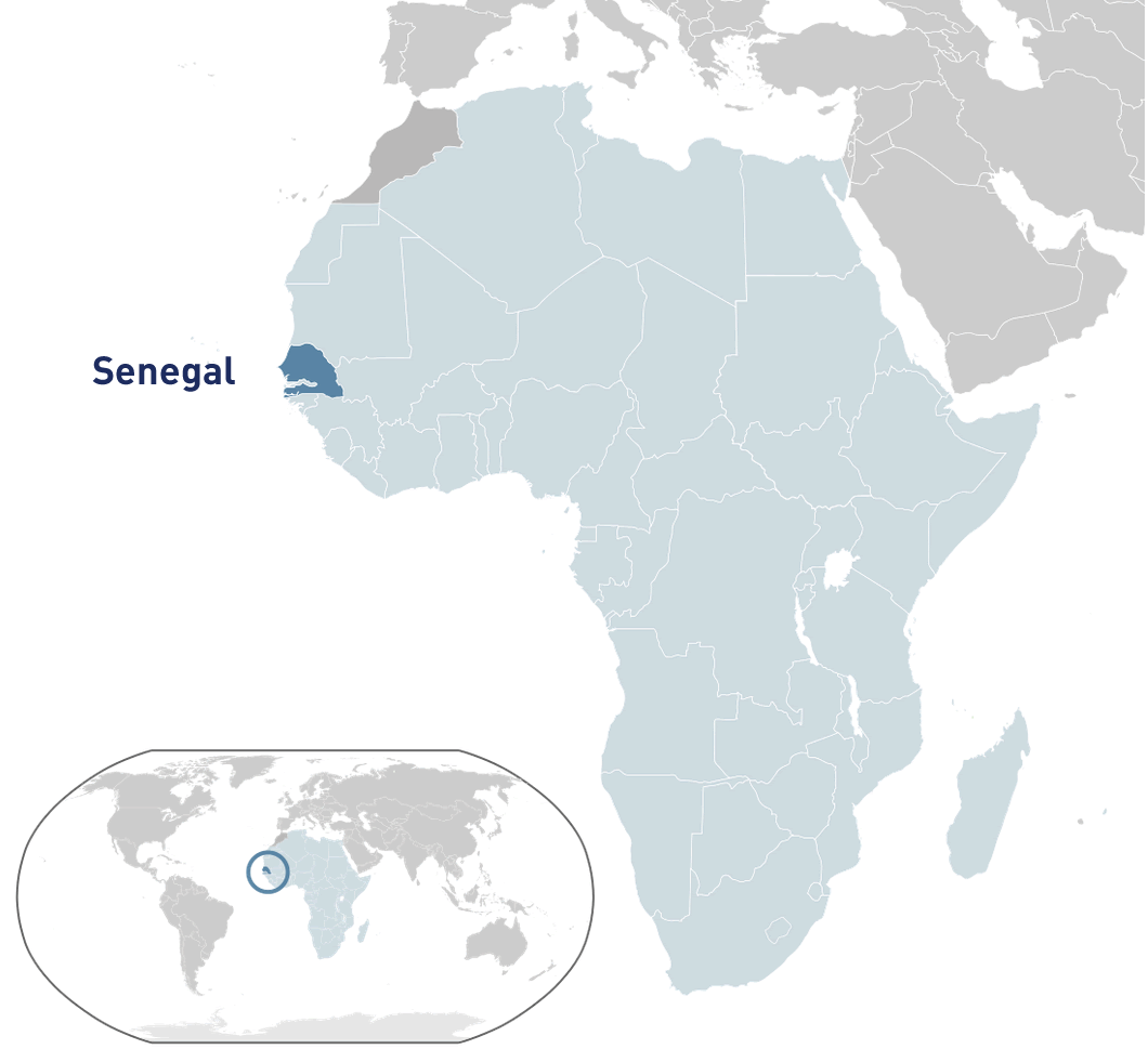 where is senegal in the world