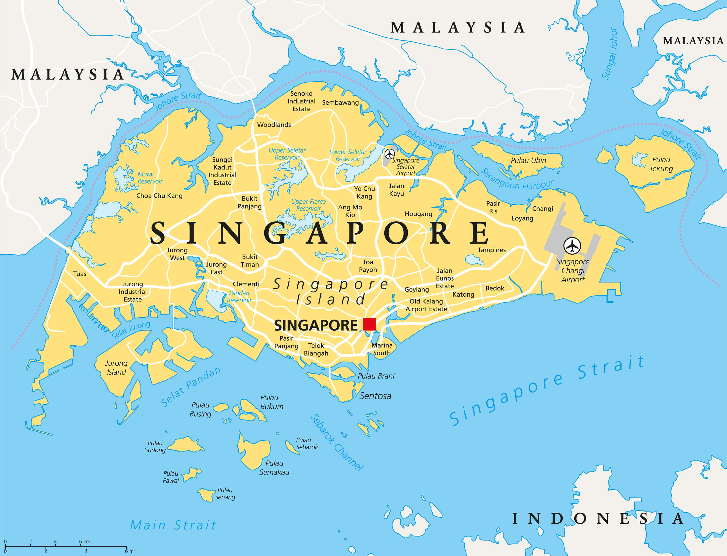 Map Singapore