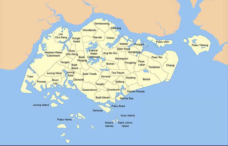 map singapore