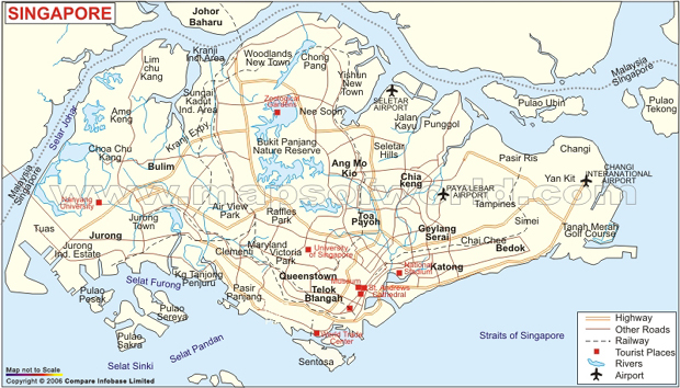 singapore map
