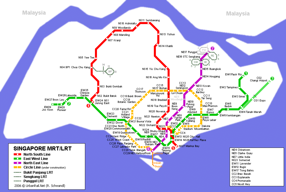 singapore metro map