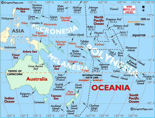 Solomon Islands Map Australia