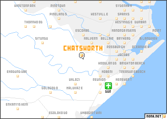 Chatsworth map