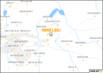 Mamelodi map