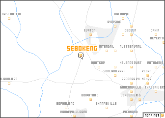 Sebokeng map