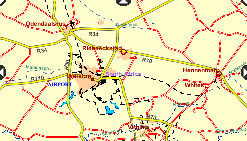 Welkom road map