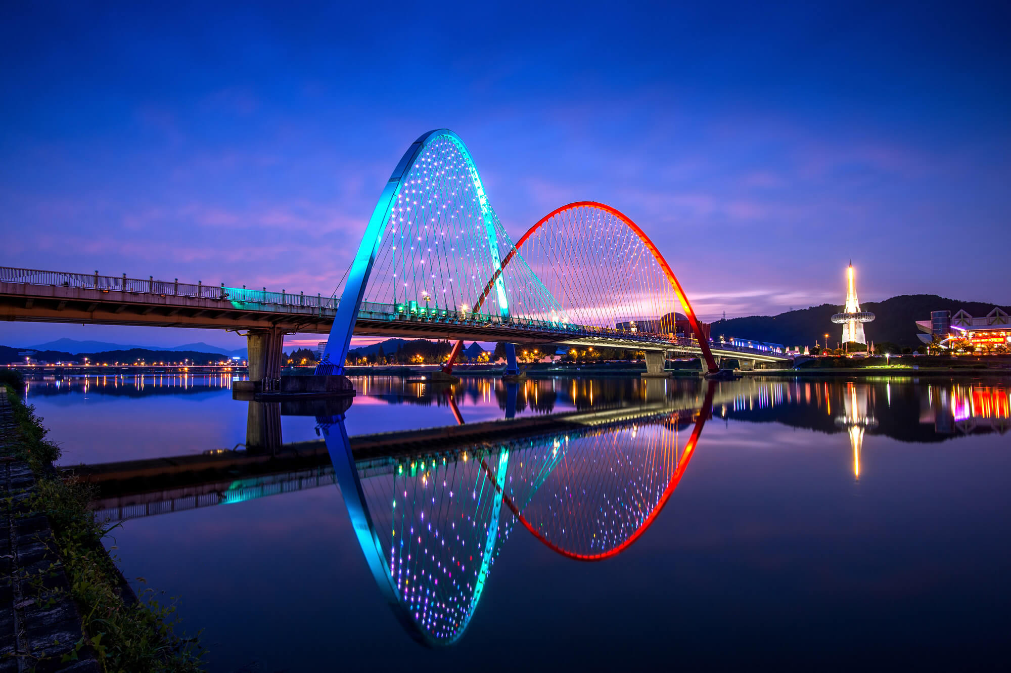 Expo Bridge in Daejeon, South Korea