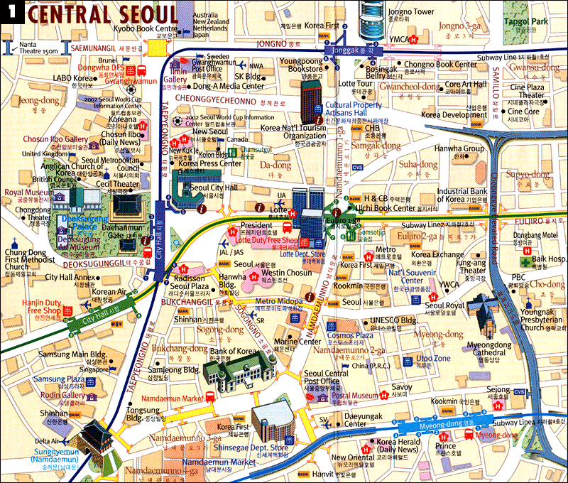 city map of seoul