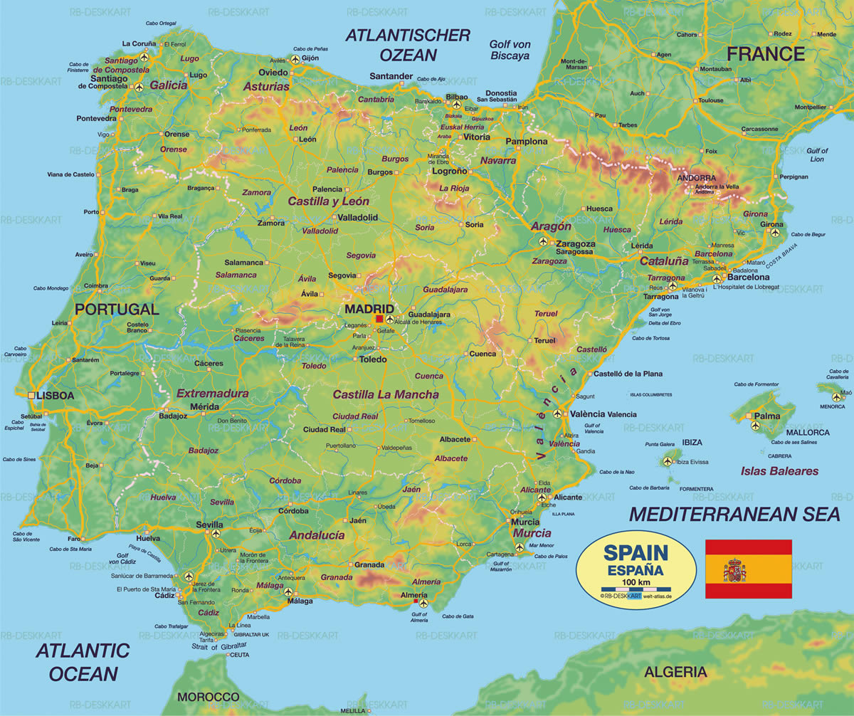spain Badalona map