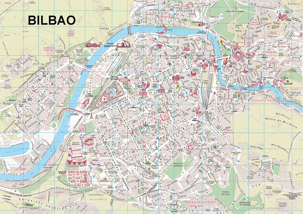 Bilbao map