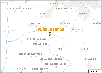 Fuenlabrada map