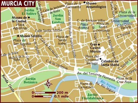 Murcia city map
