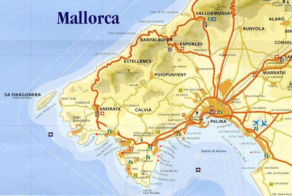 Palma de Mallorca Map