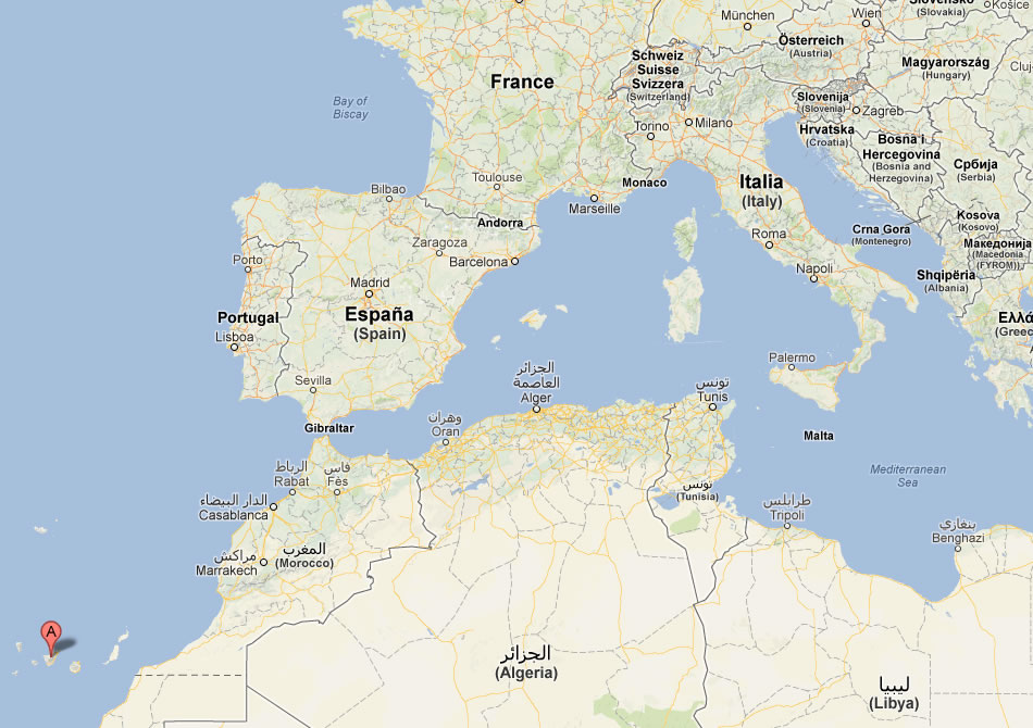 map of Tenerife spain