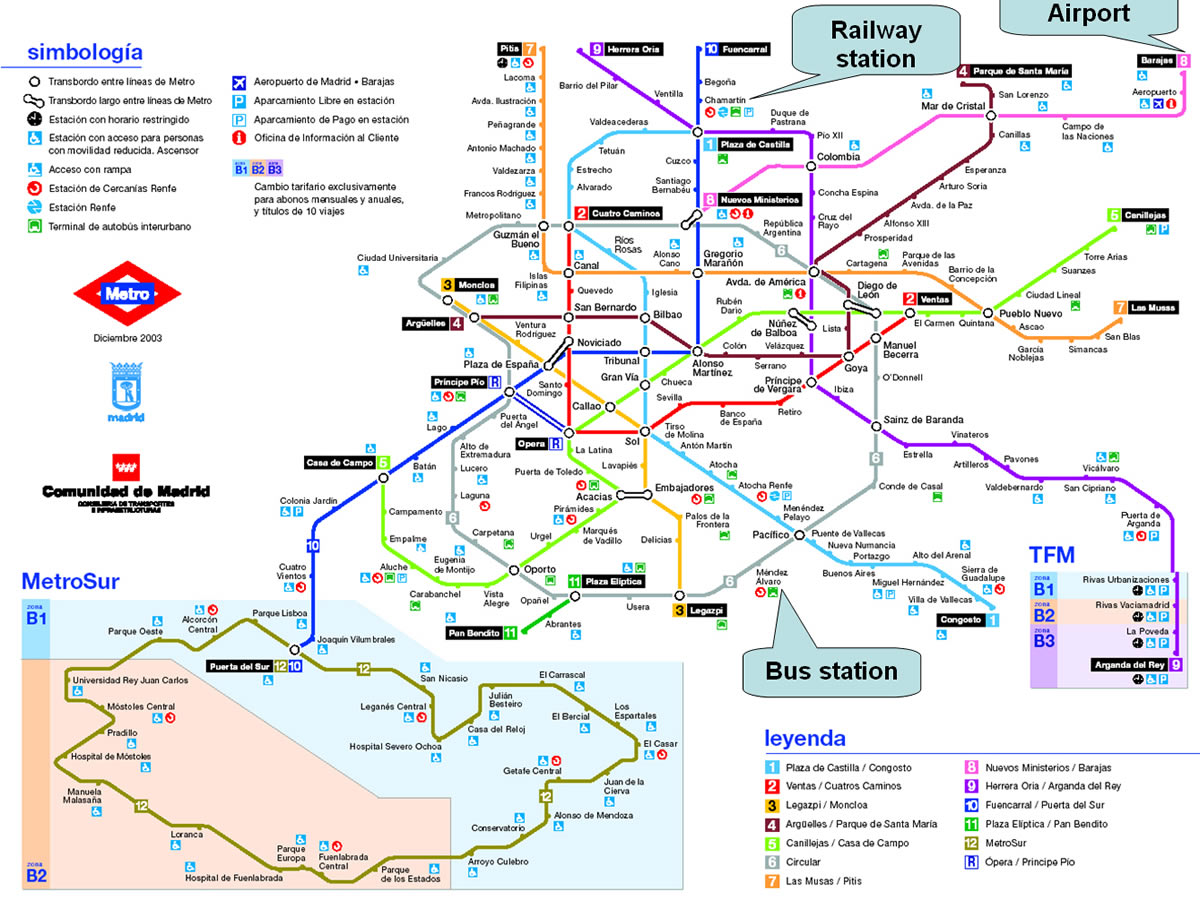 Valladolid metro map