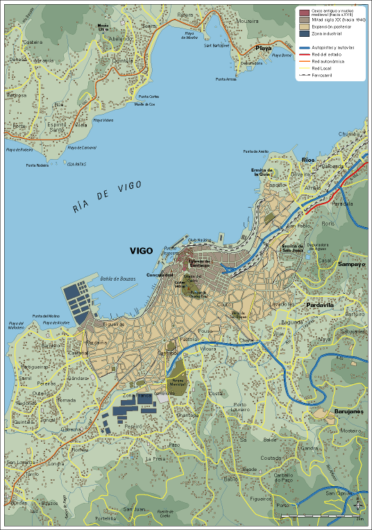 Vigo downtown map