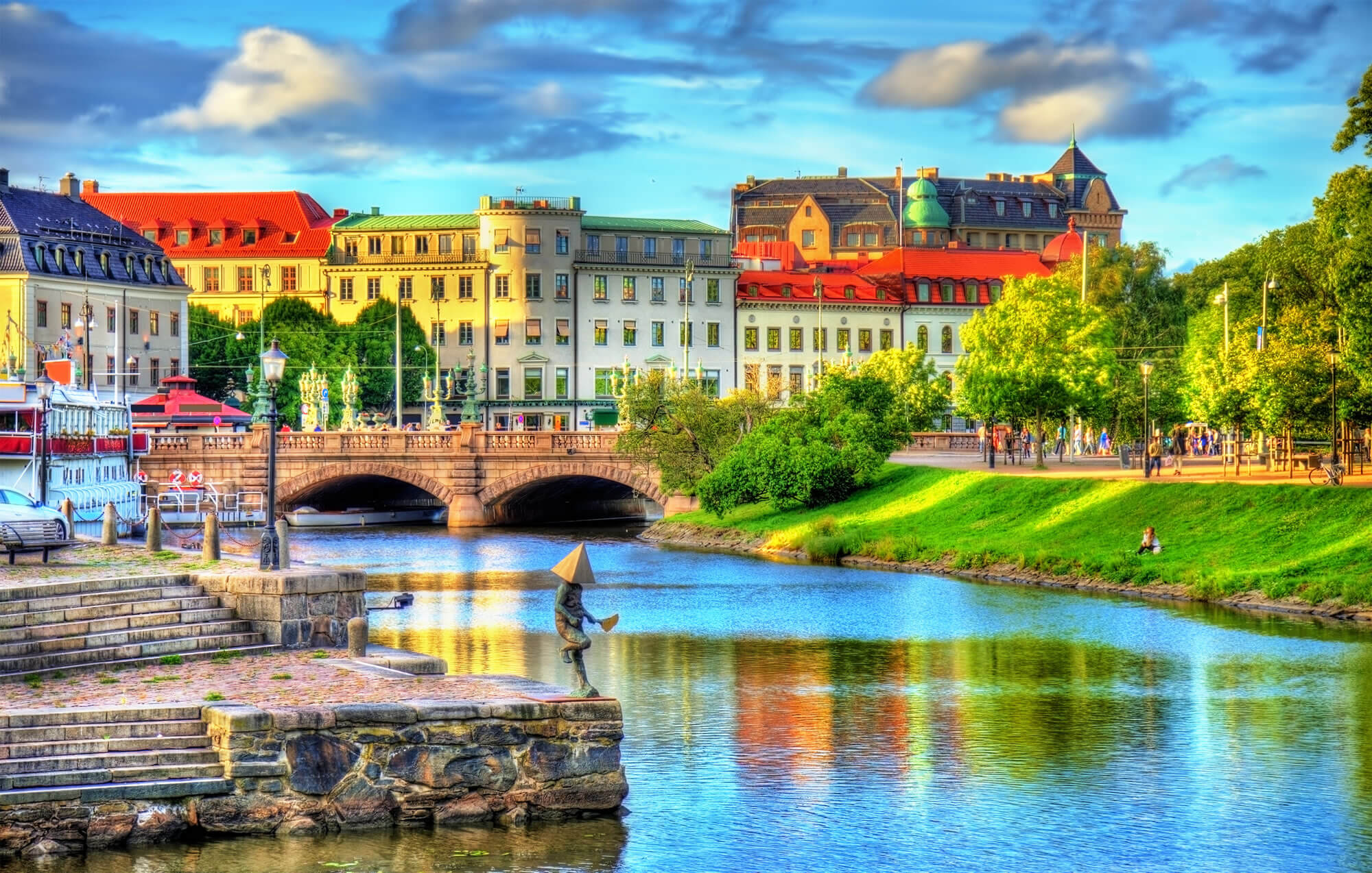 Centre of Gothenburg, Sweden