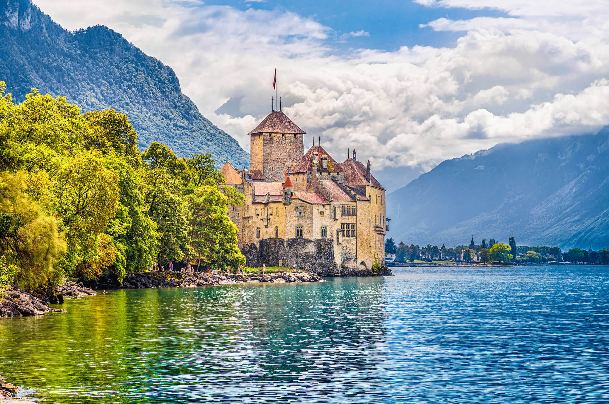 Chateau de Chillon Geneva Switzerland