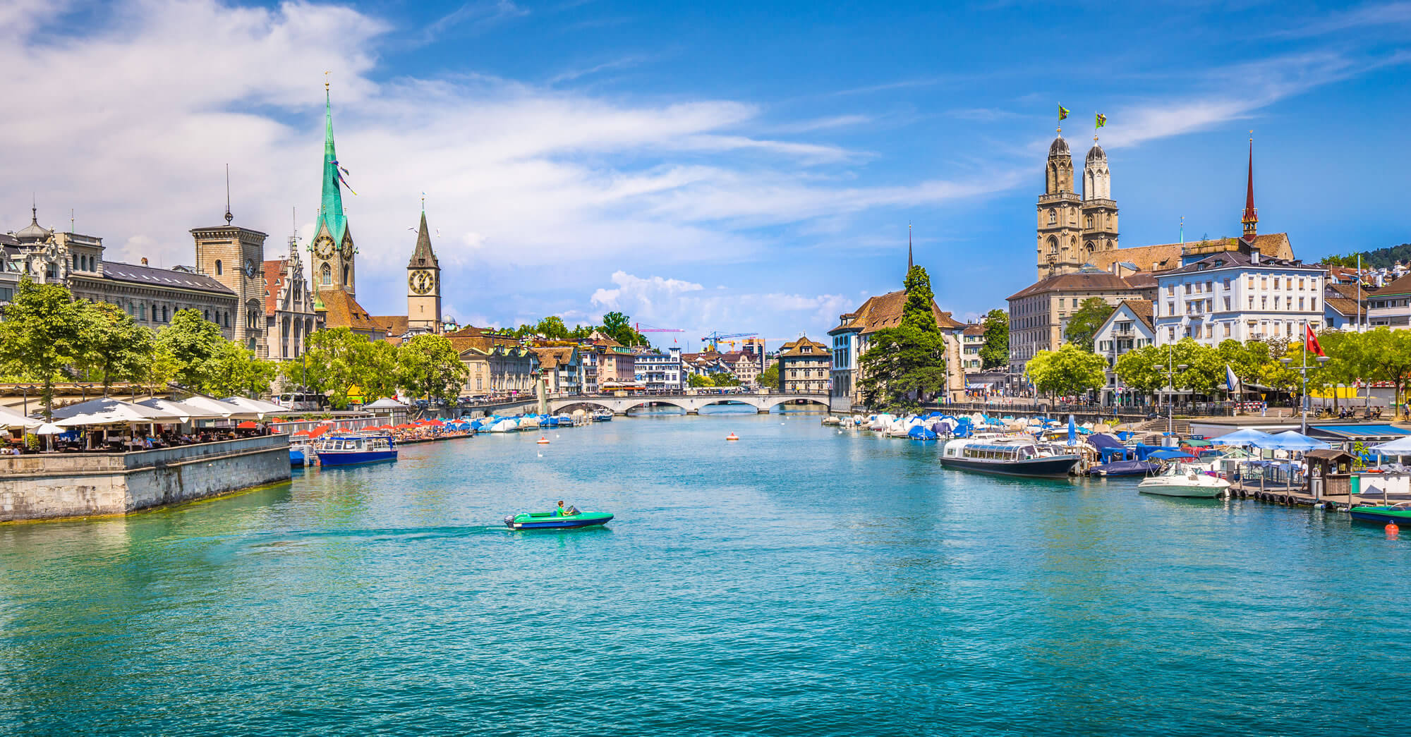 Zurich city center Switzerland