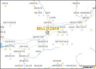 Bellinzona map
