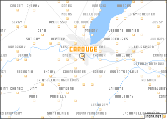 Carouge location map