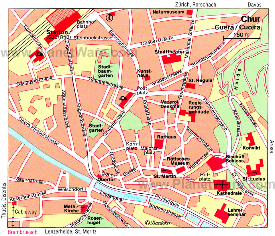 map of Chur