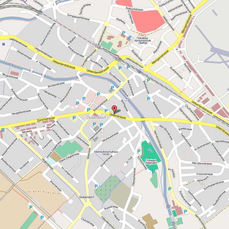 Dübendorf Map - Switzerland