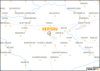 Herisau map