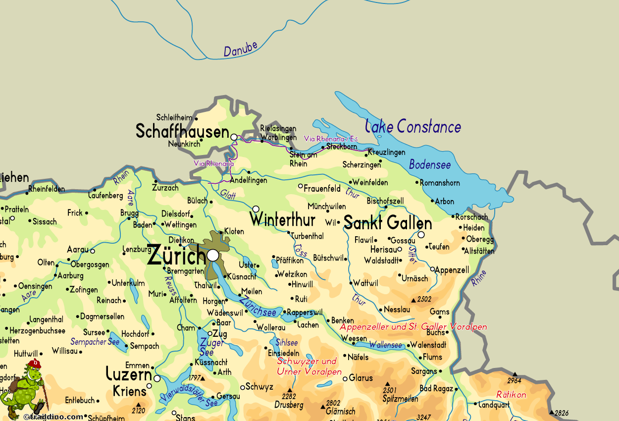 Kreuzlingen map zurich