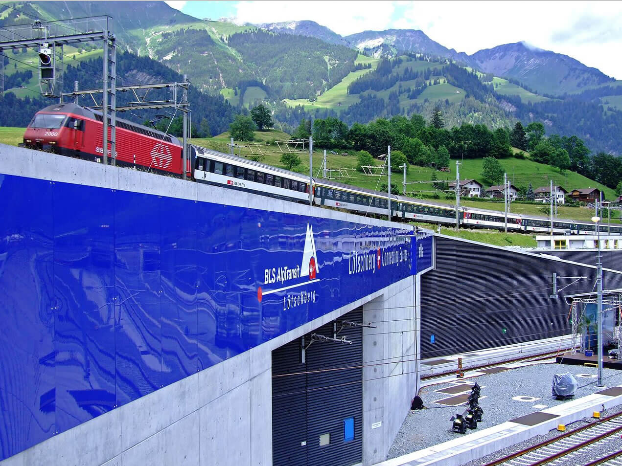 Lotschberg Tunnel Switzerland