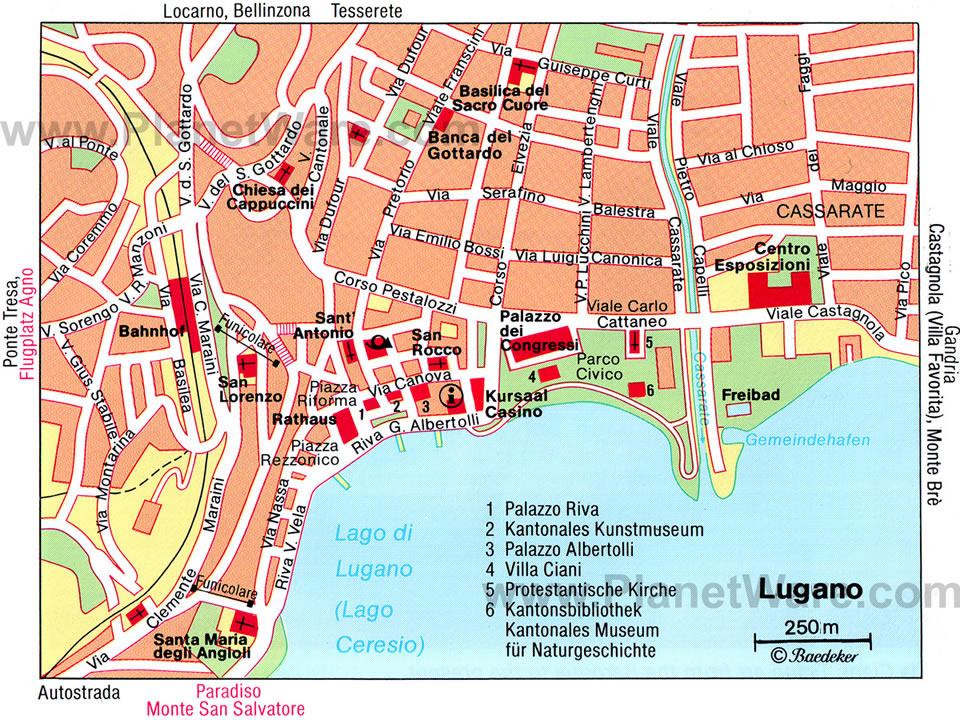 Where is Located Lugano