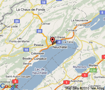 Neuchatel map