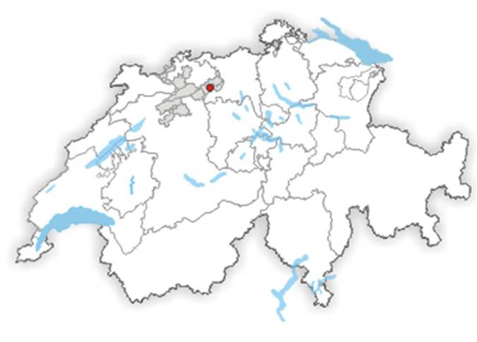 Olten switzerland map