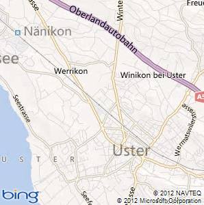 map of Uster
