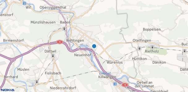 Wettingen road map