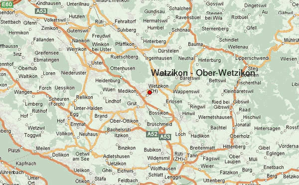 Wetzikon map