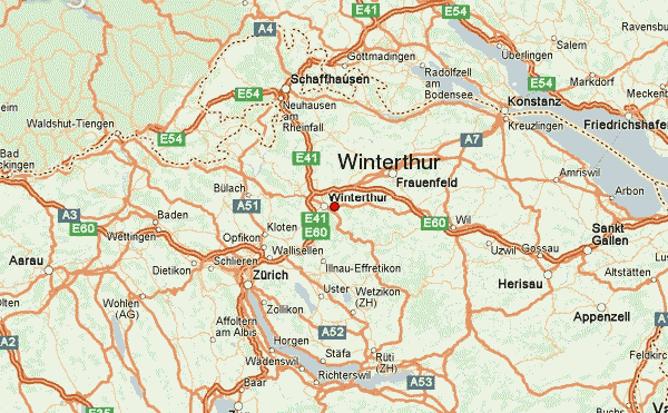 Winterthur province map