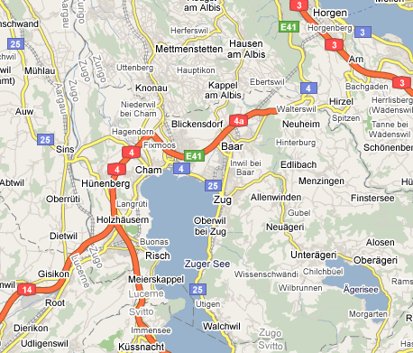 Zug Map