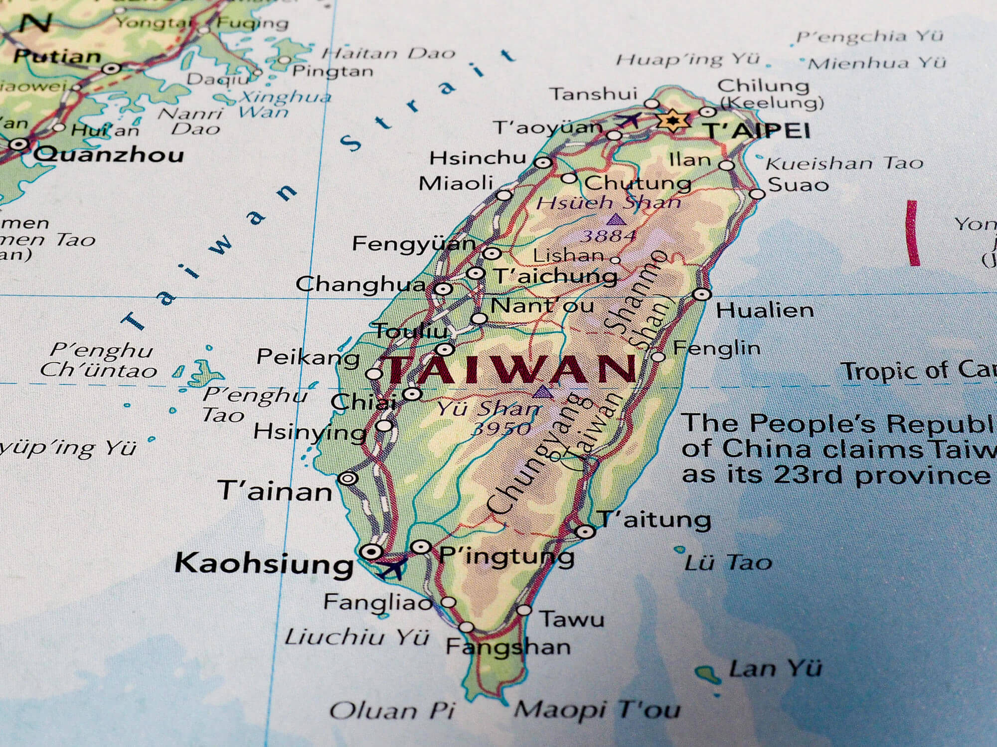 Где находится тайвань на карте какая страна. Тайвань политическая карта. Тайвань на карте. Остров Тайвань на карте.