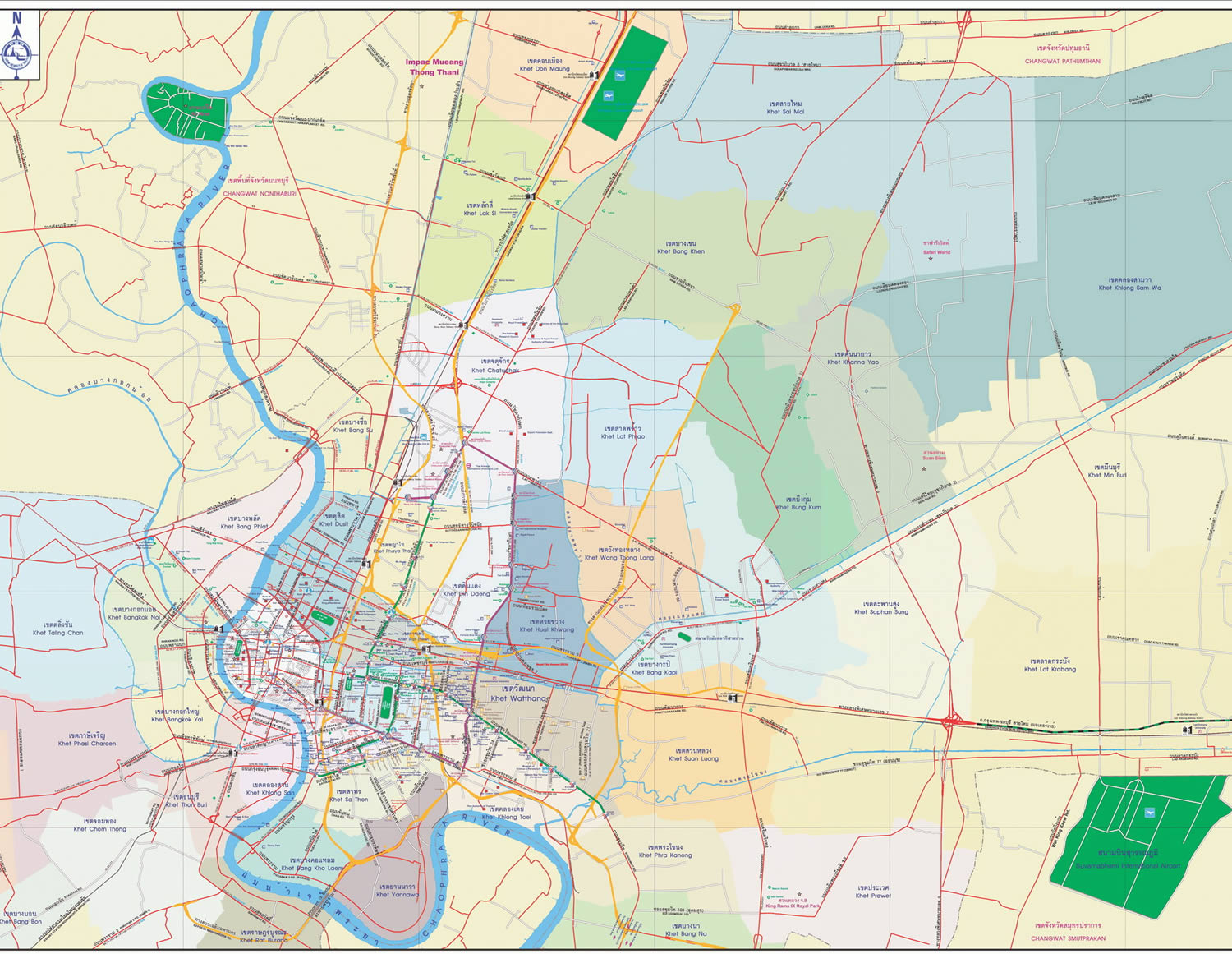 Bangkok Street Maps