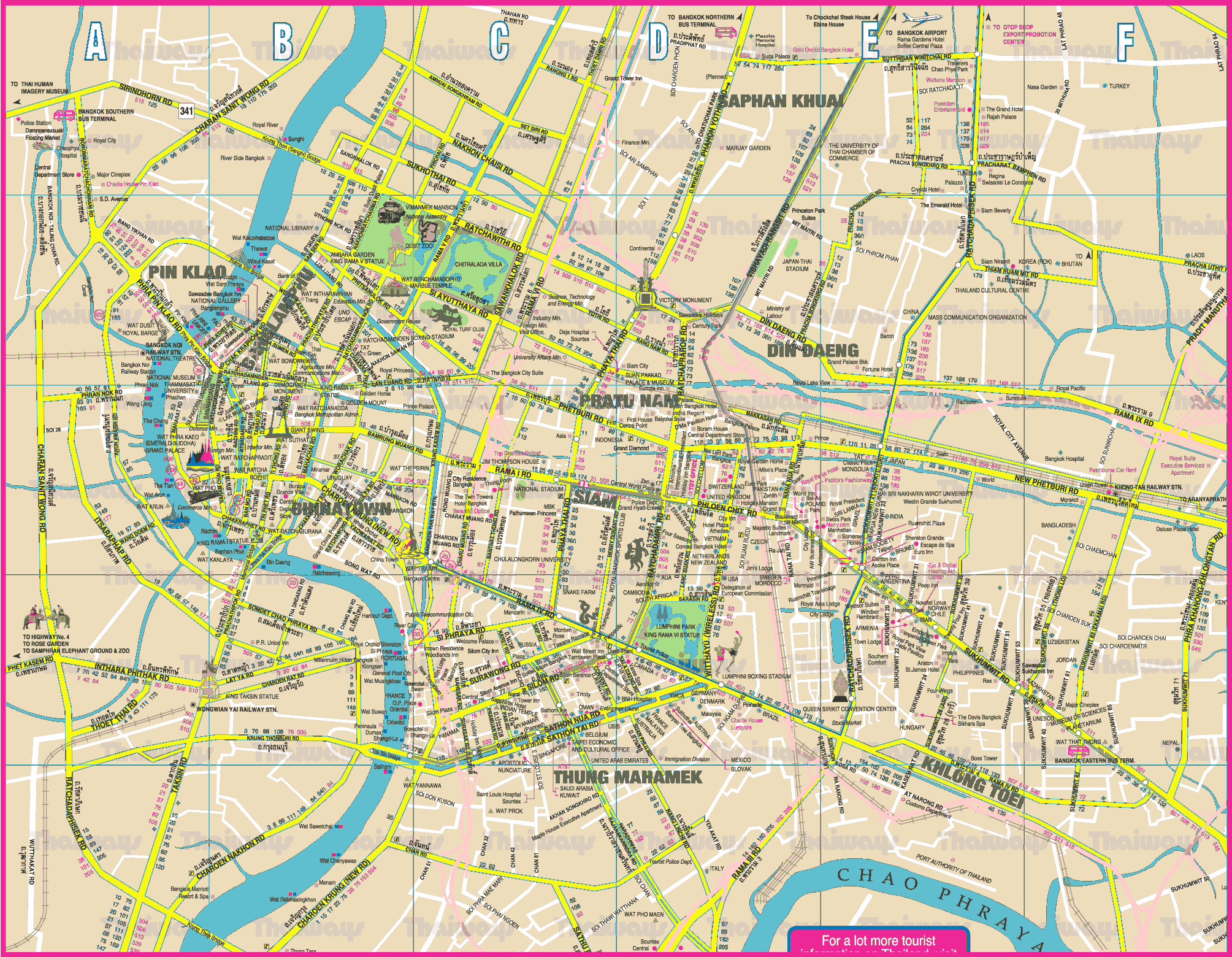 Bangkok Map