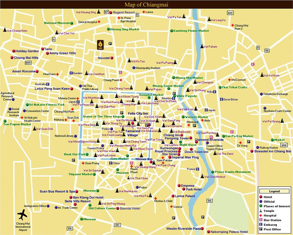 Chiang Mai map